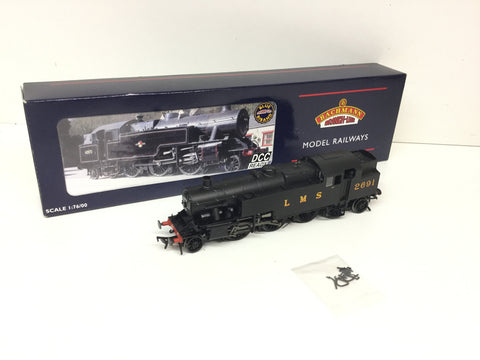 Bachmann 32-875 OO Gauge Fairburn Tank 2691 LMS Black