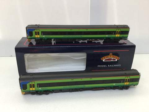 Bachmann 31-516 OO Gauge Central Trains Class 158 2 Car DMU