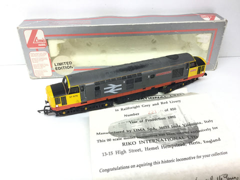 Lima 205208 OO Gauge Railfreight Class 37 No 37675 William Cookworthy (Weathered)