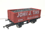 Dapol B888 OO Gauge 7 Plank Wagon John J Tims, Willesden Green