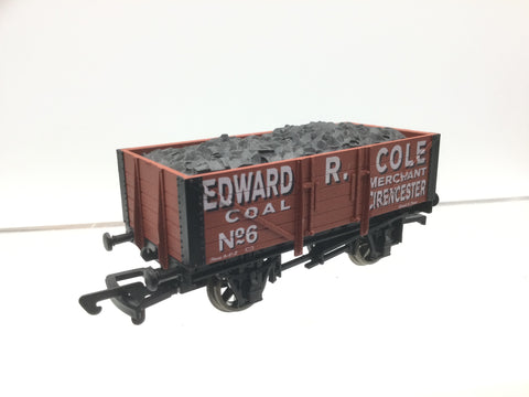 Dapol/Hereford OO Gauge 5 Plank Wagon Edward R Cole, Cirencester