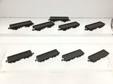 Peco KNR-5 N Gauge 15' Wheelbase Plate Wagon x9