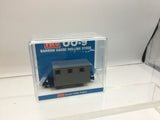 Peco GR-590UY OO-9 Gauge FR 4 Wheel Brake Van 1 Balcony Unlettered Grey