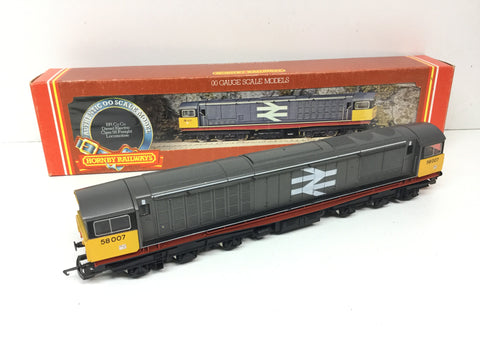 Hornby R250 OO Gauge Class 58 No 58007 in Railfreight Livery