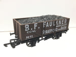 Dapol/G&WR OO Gauge 5 Plank Wagon B F Faulkner, Stratford-on-Avon
