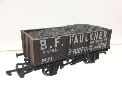 Dapol/G&WR OO Gauge 5 Plank Wagon B F Faulkner, Stratford-on-Avon