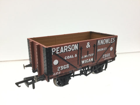 Oxford Rail 76MW7023 OO Gauge 7 Plank Wagon Pearson & Knowles