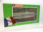 Arnold HN4412 N Gauge SNCF DD DEV66 Green Car Transporter Set (2) V