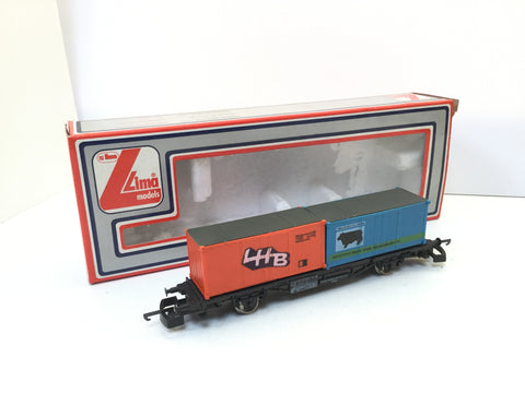 Lima 2852 HO Gauge Container Wagon Scotch Beef/LHB (Boxed)
