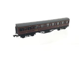 Graham Farish NR21(?) N Gauge LMS Maroon Suburban Coach 9423