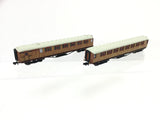 Dapol NC-209C/NC-211A N Gauge LNER Gresley Coaches