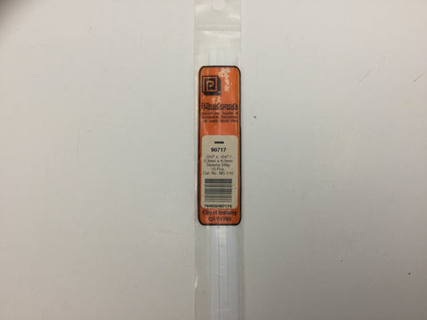 Plastruct 90717 (MS-116P) Styrene Rectangular 0.3x4.0mmx250mm 10pc