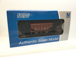 Dapol 2F-036-050 N Gauge Bulk Grain Hopper LMS Bauxite 701366 Weathered