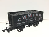 Dapol/David Dacey OO Gauge 7 Plank Wagon Cwmteg Anthracite