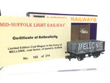 Dapol/MSLR OO Gauge 7 Plank Wagon Mellonie, Ipswich