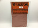 Plastruct 91151 (SSS-203P) 0.5mm Styrene Sheet Red 300x175mm 2pc