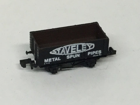 Graham Farish 2126 N Gauge 6 Plank Wagon Staveley