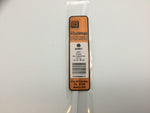 Plastruct 90851 (MR-20P) Styrene Rod 0.5mm x250mm 10pc