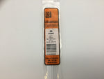 Plastruct 90880 (MRH-40P) Styrene Half Round Rod 1.0mm x250mm 10pc