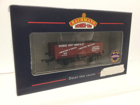 Bachmann 37-027A OO Gauge 5 Plank Wagon George Lovegrove (NEW)