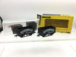 Trix/Liliput 1373 OO Gauge 7 Plank Wagon Roberts Jenks x2
