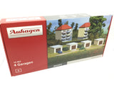 Auhagen 14463 N Gauge 4 Garages Plastic Kit
