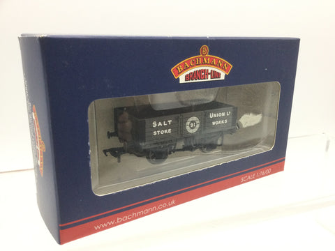 Bachmann 37-062 OO Gauge 5 Plank Wagon Salt Union Stoke Works