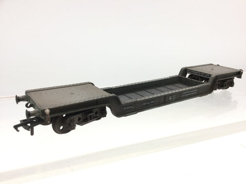 Bachmann 33-901D OO Gauge BR 45t Bogie Well Wagon BR W41974-WEATHERED