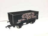 Bachmann/Midlander 33-100YY OO Gauge 7 Plank Wagon Staveley Metal Pipes