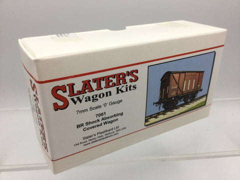 Slaters 7061 O Gauge BR Shock Absorbing Covered Wagon Kit