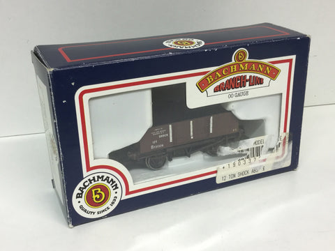 Bachmann 33-225 OO Gauge 12t Shock-Absorbing Wagon Hybar BR Brown