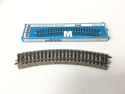Marklin 5116 HO Gauge M Track Curved Contact (NEW)