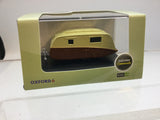 Oxford Diecast 76CV003 1:76/OO Gauge Caravan Cream -Brown