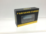 Graham Farish 377-476 N Gauge 5 Plank China Clay Wagon BR Bauxite (TOPS) With Hood [W]