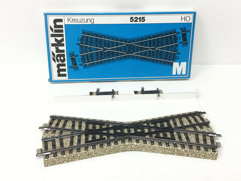 Marklin 5215 HO Gauge M Track Narrow Crossing (NEW)