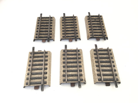Marklin 3900 D1/4 HO Gauge M Track 1/4 Straight x6