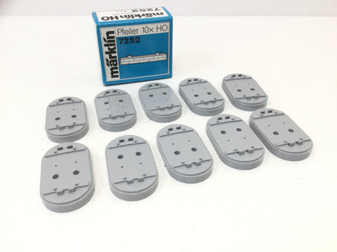 Marklin 7252 HO Gauge 6mm Brick Pillars x10