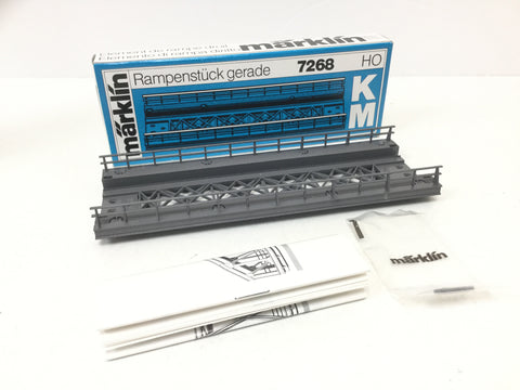 Marklin 7268 HO Gauge M Track Straight Ramp Section (NEW)