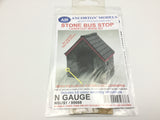 Ancorton 95668 N Gauge Bus Stop Laser Cut Kit