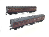 Airfix 54252 OO Gauge 57' Suburban Composite BR Maroon M19195M x2