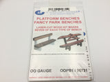 Ancorton 95731 OO Gauge Park/Platform Benches Laser Cut Kit