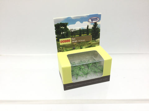 Tasma Products 00986 N Gauge Fern Plants (Pack 14)