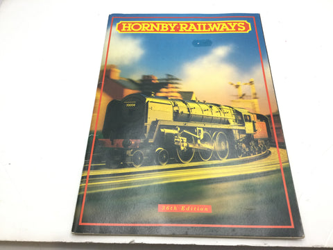 Hornby 1990 Catalogue 36th Edition