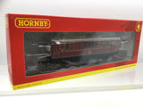 Hornby R40142 OO Gauge NBR, 6 Wheel Coach, Unclassed (Brake 3rd) Coach, Fitted Lights, 472 - Era 2