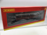 Hornby R40136 OO Gauge NBR, 6 Wheel Coach, 3rd Class, Fitted Lights, 1169 - Era 2