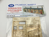 Ancorton 95865 OO Gauge Half Relief Terraced Cottages Laser Cut Kit
