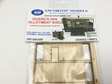 Ancorton 95872 OO Gauge Guard's Van Allotment Shed Laser Cut Kit