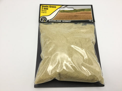 Woodland Scenics FS616 Static Grass 2mm Straw