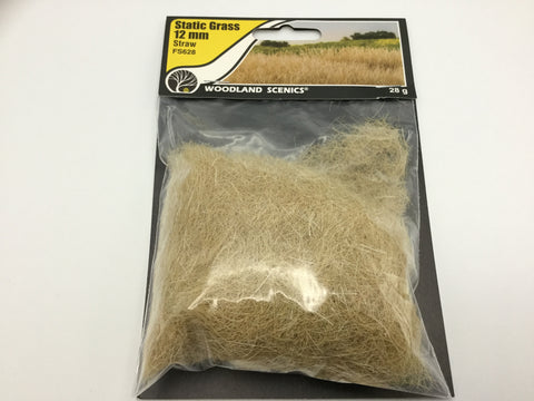 Woodland Scenics FS628 Static Grass 12mm Straw