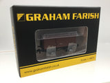Graham Farish 377-986A N Gauge LNER 12T Ventilated Fruit Van Planked Ends BR Bauxite [W]